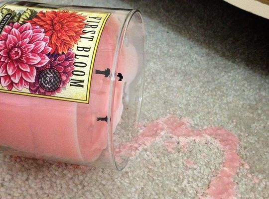 How to get Candle Wax out of Carpets