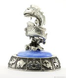Exquisite Pewter Pisces Zodiac Figurine: A Symbol of Intuition and Imagination
