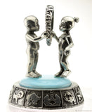 Elegant Pewter Gemini Zodiac Figurine: A Symbol of Versatility and Curiosity