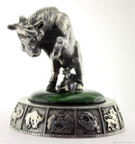 Stunning Pewter Taurus Zodiac Figurine: A Timeless Symbol of Strength and Stability